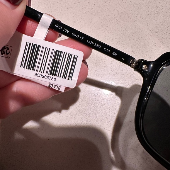 Prada SPR10V Sunglasses in Black - Picture 10 of 10